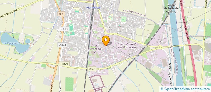 localisation de l'entreprise DROME MAREE  PIERRELATTE