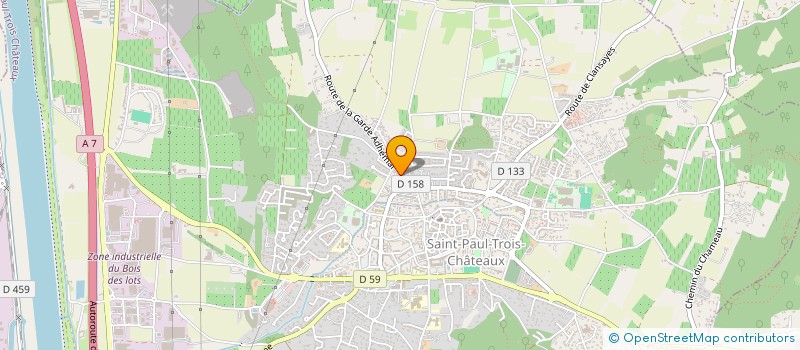 localisation de l'entreprise DROME PROVENCE TAXI à SAINT-PAUL-TROIS-CHATEAUX