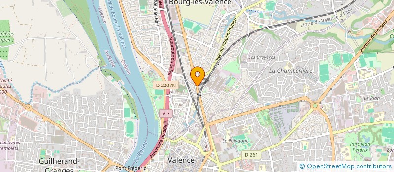 localisation de l'entreprise DROME SWEET HOME à BOURG-LES-VALENCE