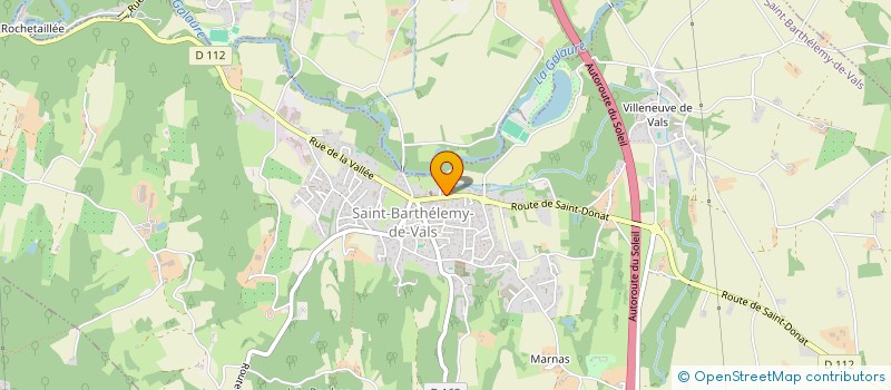 localisation de l'entreprise DROMERGO  SAINT-BARTHELEMY-DE-VALS