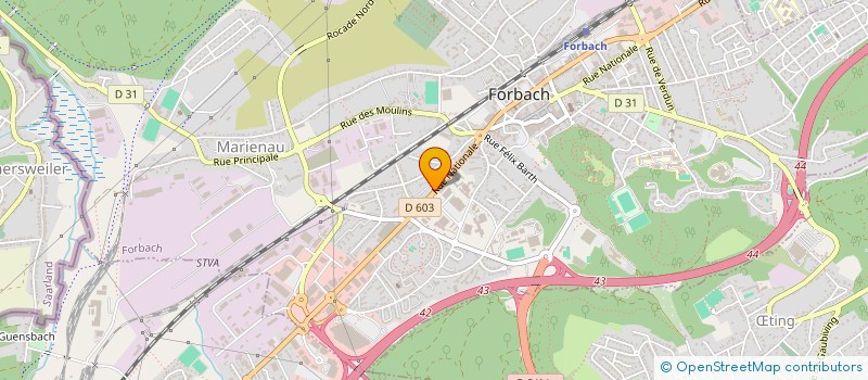 localisation de l'entreprise DROMETR FRANCE à FORBACH