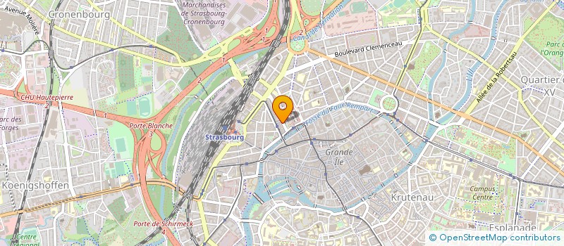 localisation de l'entreprise DROMSON DEVELOPPEMENT à STRASBOURG
