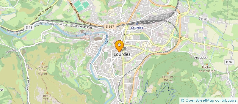 localisation de l'entreprise DRON/MERIGOT - INDIVISION LMNP LOURDES  LOURDES