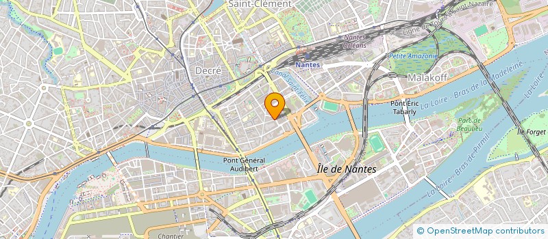 localisation de l'entreprise DRONAUD à NANTES