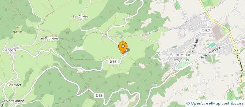 localisation de l'entreprise DRONE 4  SAINT-ALBAN-LES-EAUX