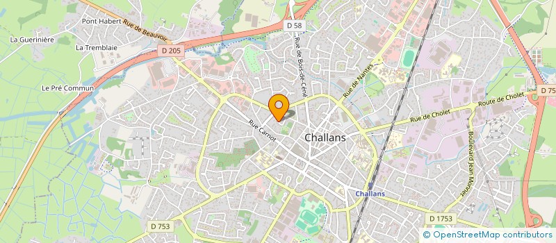 localisation de l'entreprise DRONE A D'AIR à CHALLANS
