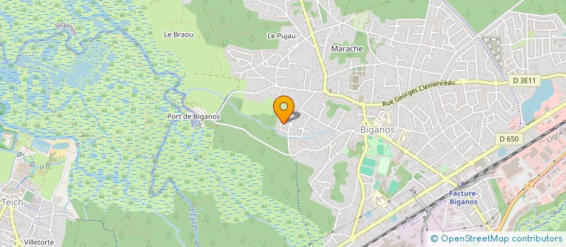 localisation de l'entreprise DRONE APPLICATIONS  BIGANOS