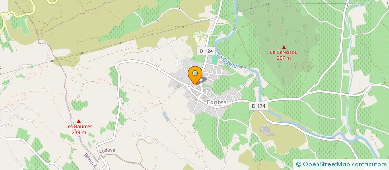 localisation de l'entreprise DRONE ATTITUDE  FONTES