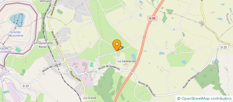 localisation de l'entreprise DRONE BALL 81  LE GARRIC