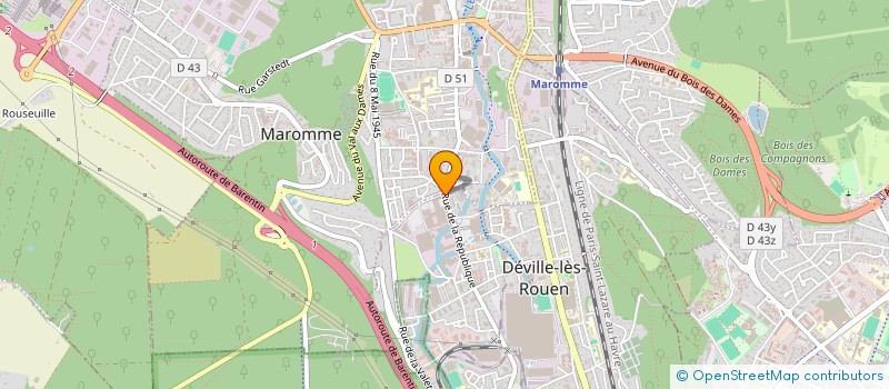 localisation de l'entreprise DRONE EIKON  DEVILLE-LES-ROUEN