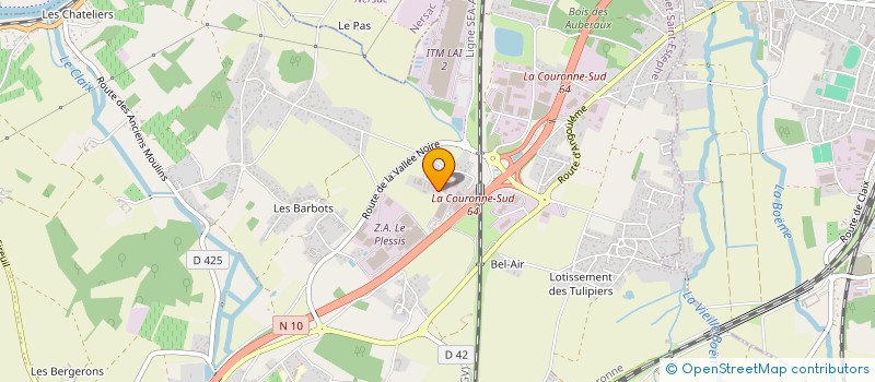 localisation de l'entreprise DRONE FPV CHARENTE  ROULLET-SAINT-ESTEPHE