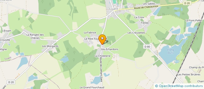 localisation de l'entreprise DRONE HABITAT 36 à LUANT