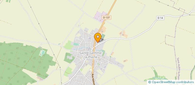 localisation de l'entreprise DRONE'HOP à SAINTE-GEMME-LA-PLAINE