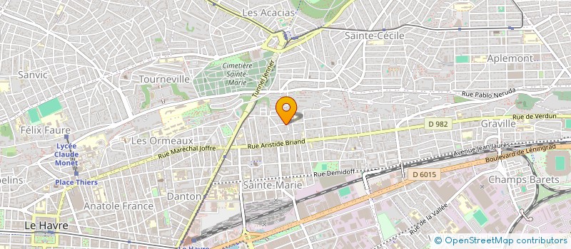 localisation de l'entreprise DRONE HORIZON 76  LE HAVRE