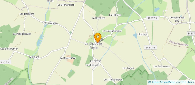 localisation de l'entreprise DRONE-HORIZON à LA CHAPELLE-FORTIN