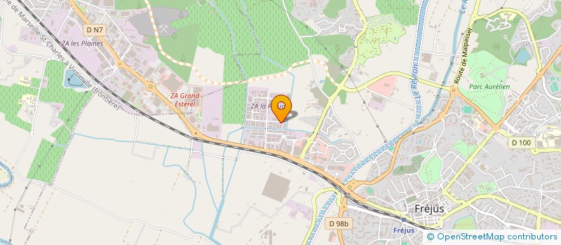 localisation de l'entreprise DRONE IMPULSION à FREJUS