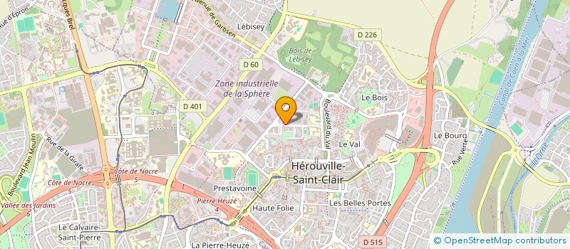 localisation de l'entreprise DRONE NORMANDIE PRO  HEROUVILLE-SAINT-CLAIR