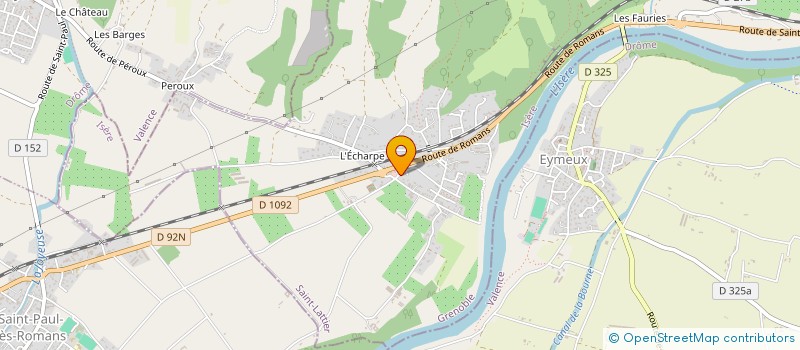 localisation de l'entreprise DRONE PLANET ECO ROBOTS  SAINT-LATTIER