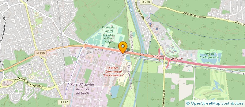 localisation de l'entreprise DRONE PROTECT SYSTEM à LA TESTE-DE-BUCH