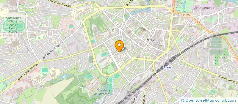localisation de l'entreprise DRONE SERVICES à ARRAS