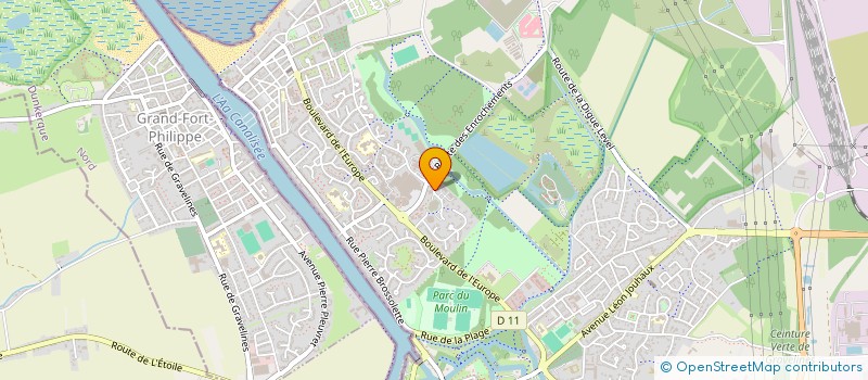 localisation de l'entreprise DRONE SYSTEM CONTROL à GRAVELINES