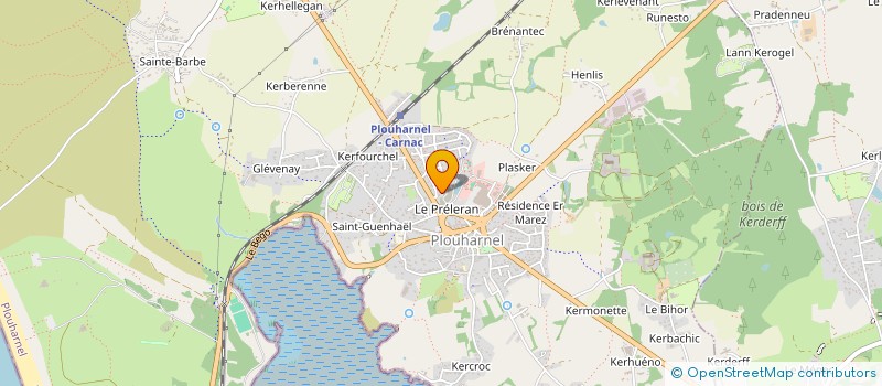 localisation de l'entreprise DRONE TOITURE  PLOUHARNEL