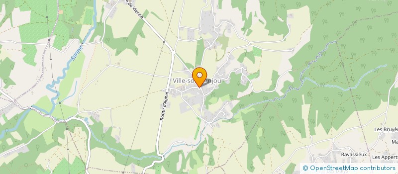 localisation de l'entreprise DRONE TRAITEMENT 38  VILLE-SOUS-ANJOU