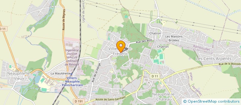 localisation de l'entreprise DRONE2BUILD  VILLIERS-SAINT-FREDERIC