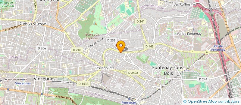 localisation de l'entreprise DRONEANDVIEW à FONTENAY-SOUS-BOIS