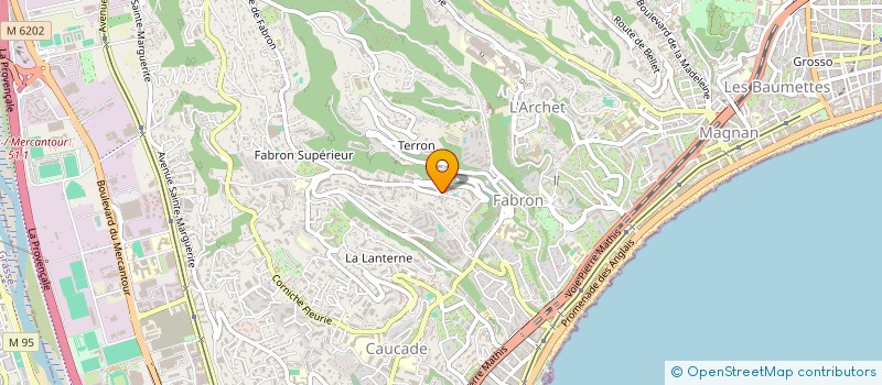 localisation de l'entreprise DRONEMATCH FRANCE SAS à NICE