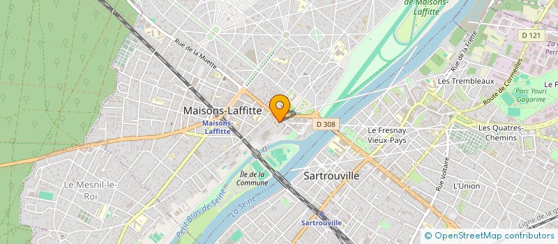 localisation de l'entreprise DRONES IMAGING à MAISONS-LAFFITTE