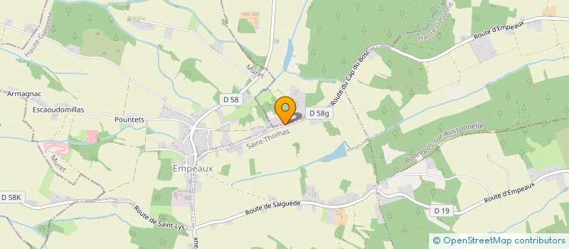 localisation de l'entreprise DRONES TECHNIQUES ET SERVICES  AURADE