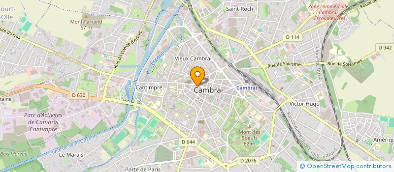 localisation de l'entreprise DRONES VISION FRANCE  CAMBRAI