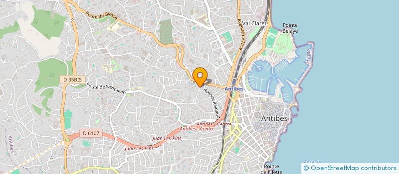 localisation de l'entreprise DRONESTAR  ANTIBES
