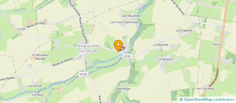 localisation de l'entreprise DRONETEC  AURSEULLES