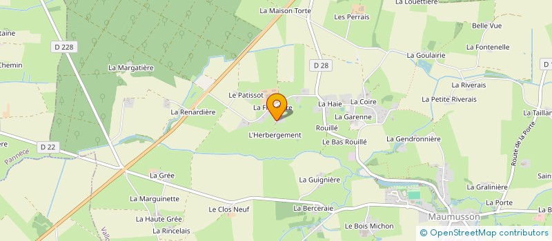 localisation de l'entreprise DRONEXPERIENCE  VALLONS-DE-L'ERDRE