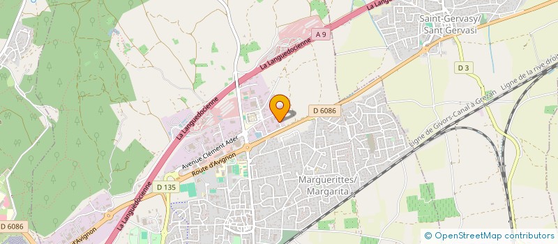 localisation de l'entreprise DRONEXPERT ENVIRONNEMENT  MARGUERITTES