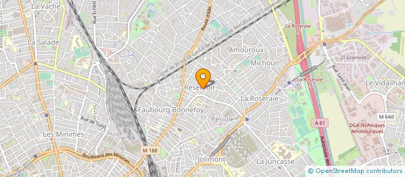 localisation de l'entreprise DRONIRIS à TOULOUSE