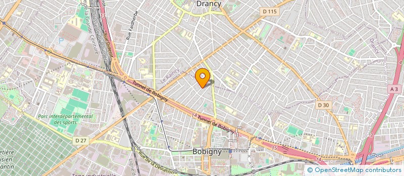 localisation de l'entreprise DRONUS à BOBIGNY