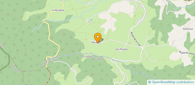 localisation de l'entreprise DRONY THERM  VERRIERES-EN-FOREZ