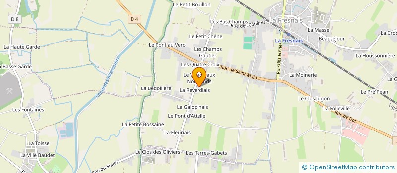 localisation de l'entreprise DROOG'S CIE  LA FRESNAIS