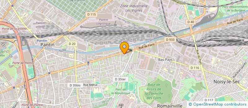 localisation de l'entreprise DROP ACADEMY à PANTIN