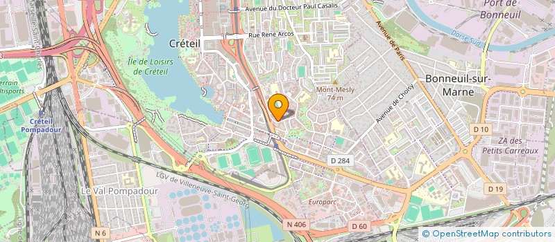 localisation de l'entreprise DROP ACADEMY CRETEIL à CRETEIL