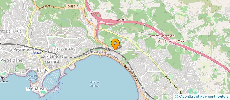 localisation de l'entreprise DROP AGENCE à SANARY-SUR-MER
