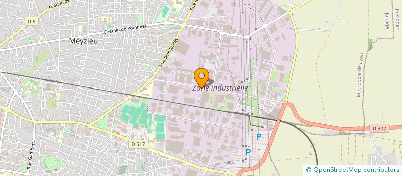 localisation de l'entreprise DROP AURA à MEYZIEU