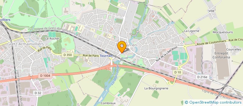 localisation de l'entreprise DROP CBD  GRETZ-ARMAINVILLIERS