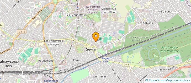 localisation de l'entreprise DROP DE BETON-MELTING DROP 93 à SEVRAN