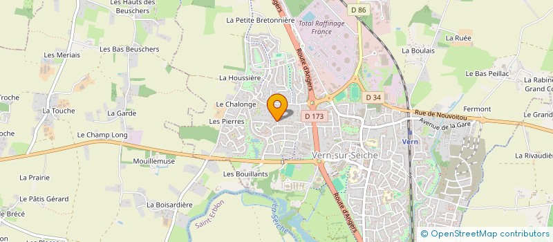 localisation de l'entreprise DROP DRONE  VERN-SUR-SEICHE