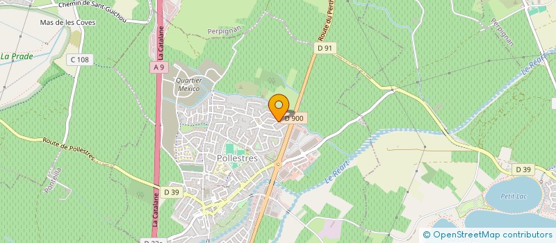 localisation de l'entreprise DROP IMMO  POLLESTRES