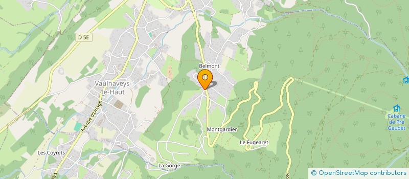 localisation de l'entreprise DROP IN STATION  VAULNAVEYS-LE-HAUT